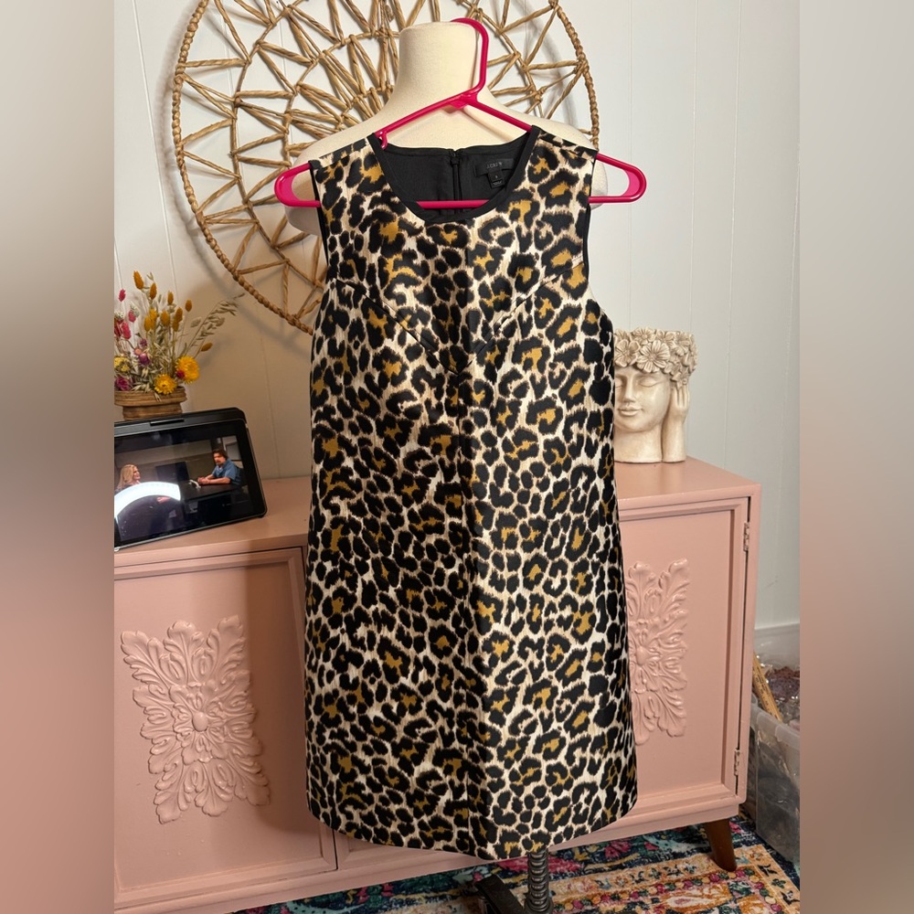 J. Crew size 2 Animal‎ Print Dress